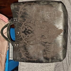 Leather Metal small purse